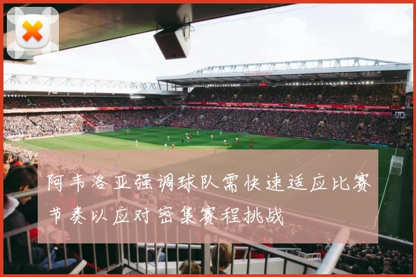 阿韦洛亚强调球队需快速适应比赛节奏以应对密集赛程挑战
